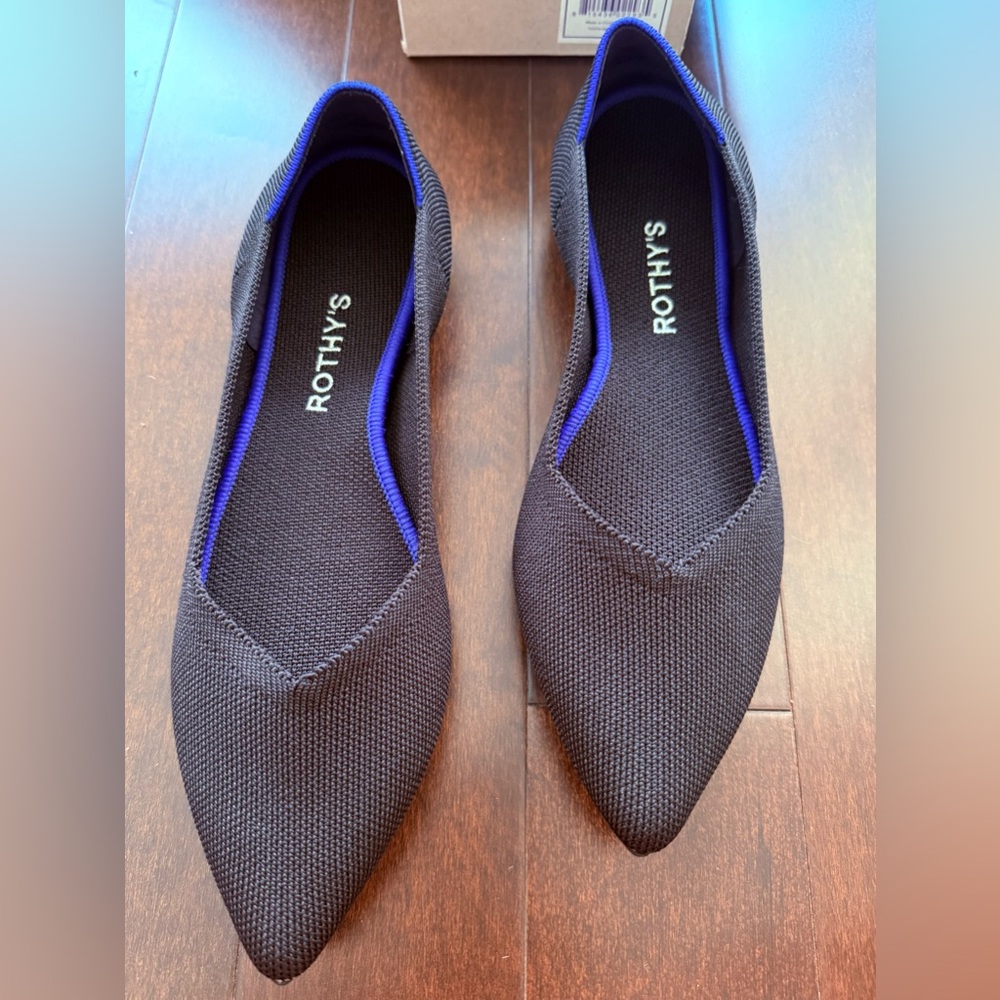 Rothy’s The Point flats - black, size 9.5 - Picture 3 of 10